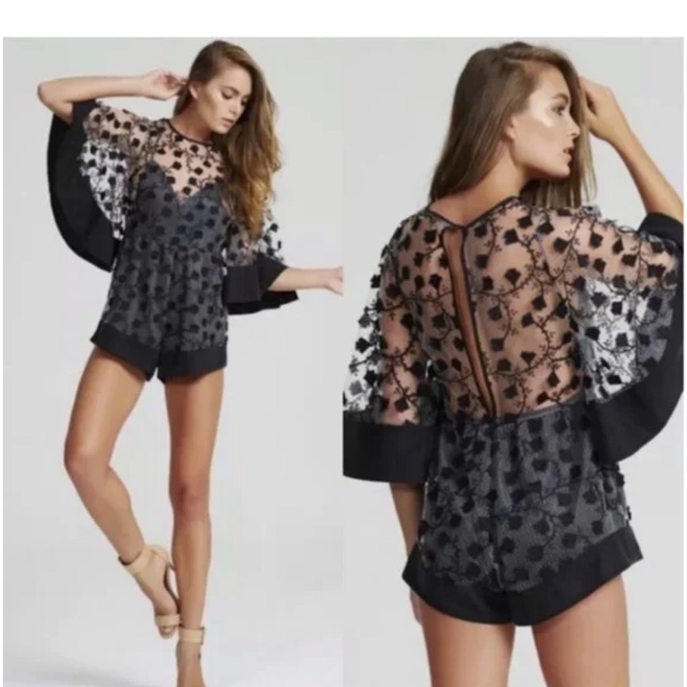 Alice McCall gypsy eye emboodered romper